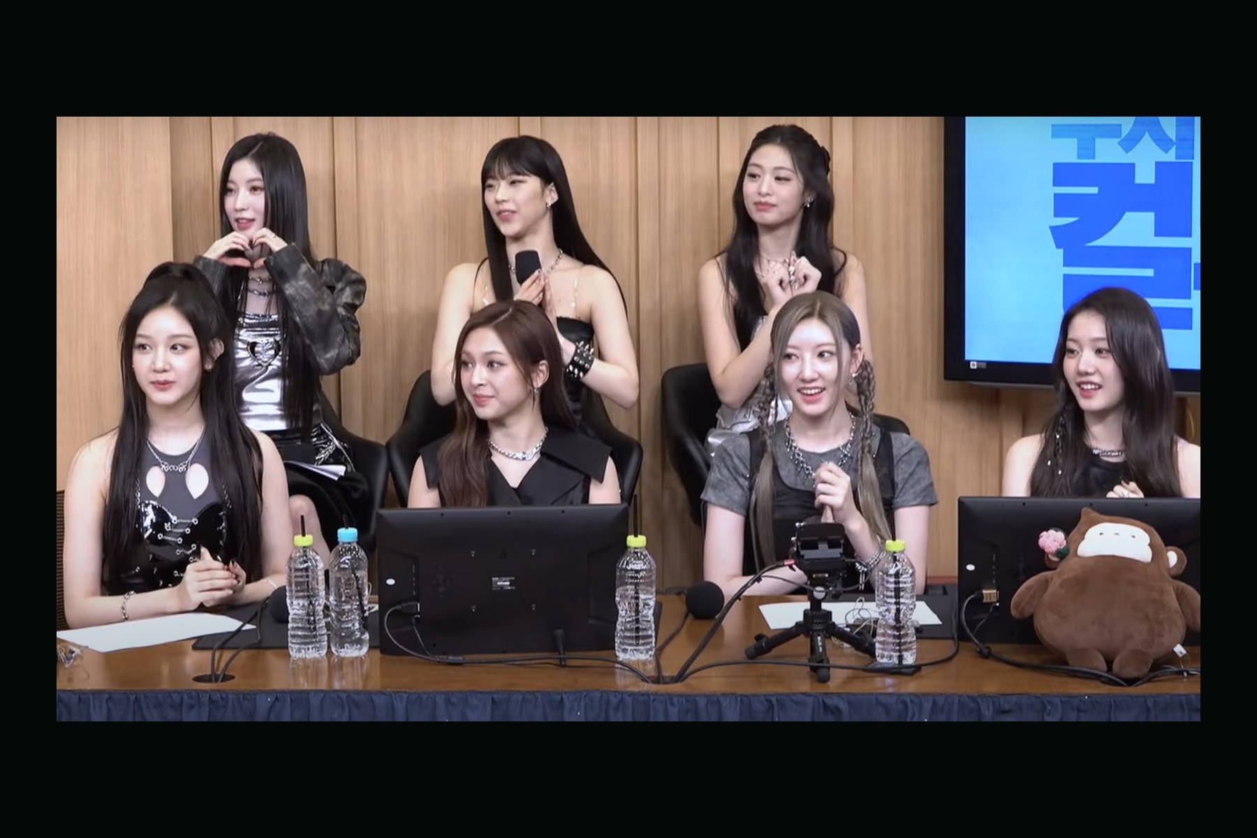 Archive image: BABYMONSTER at SBS Radio on April 28, 2024. This image predates the group's September 2026 YouTube milestone.