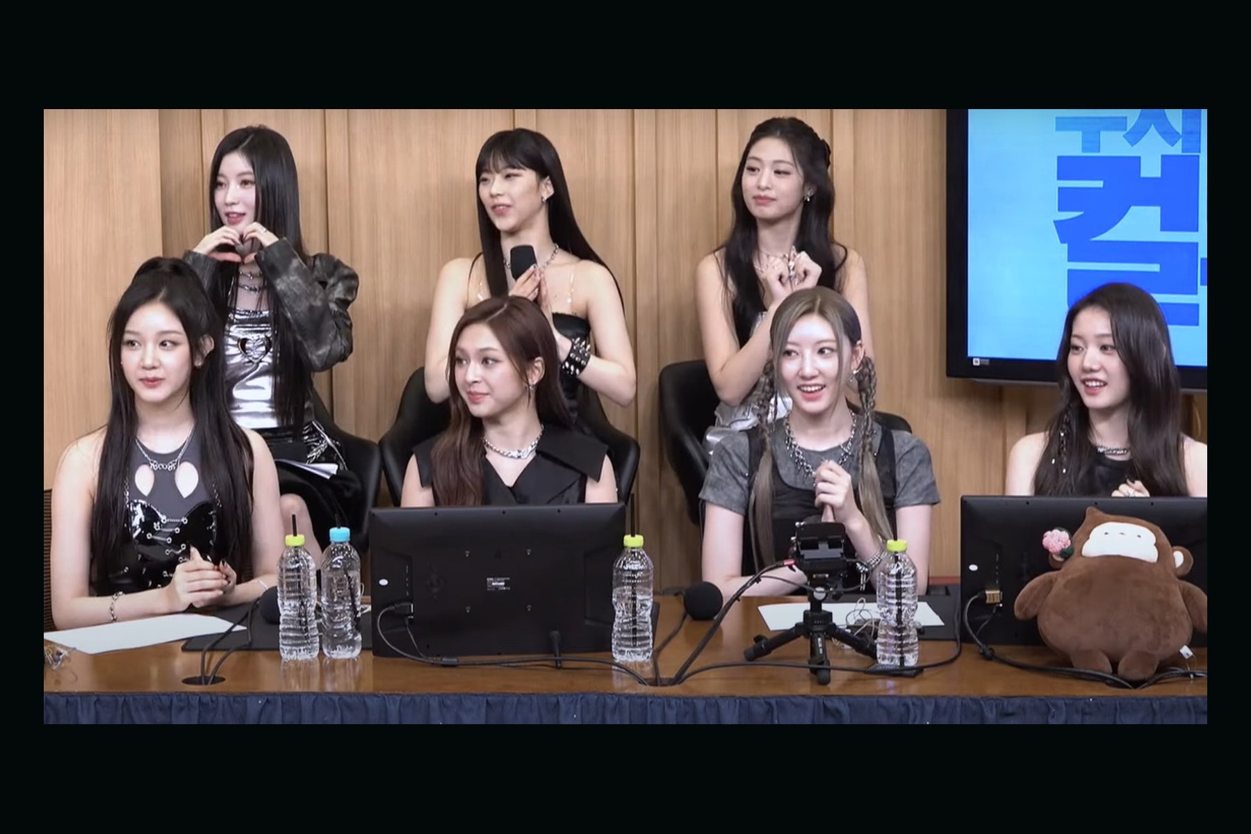 Archive image: BABYMONSTER at SBS Radio on April 28, 2024. This image predates the group's September 2026 YouTube milestone.